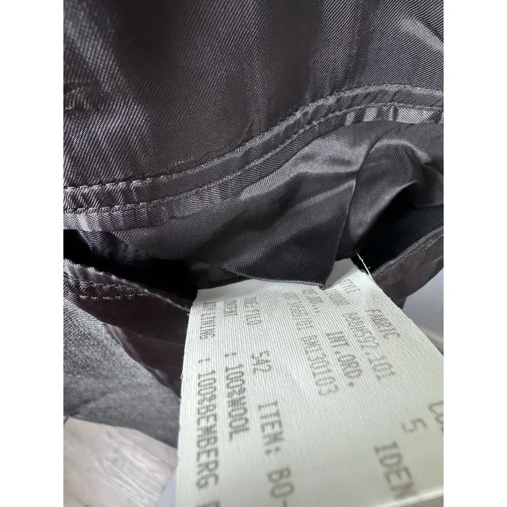 Brooks Brothers 1818 Madison Mens Gray Birdseye 2 Piece Suit 42R Pant 34/30